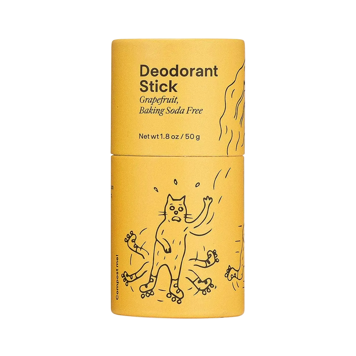 Grapefruit Baking Soda Free Deodorant Stick by Meow Meow Tweet