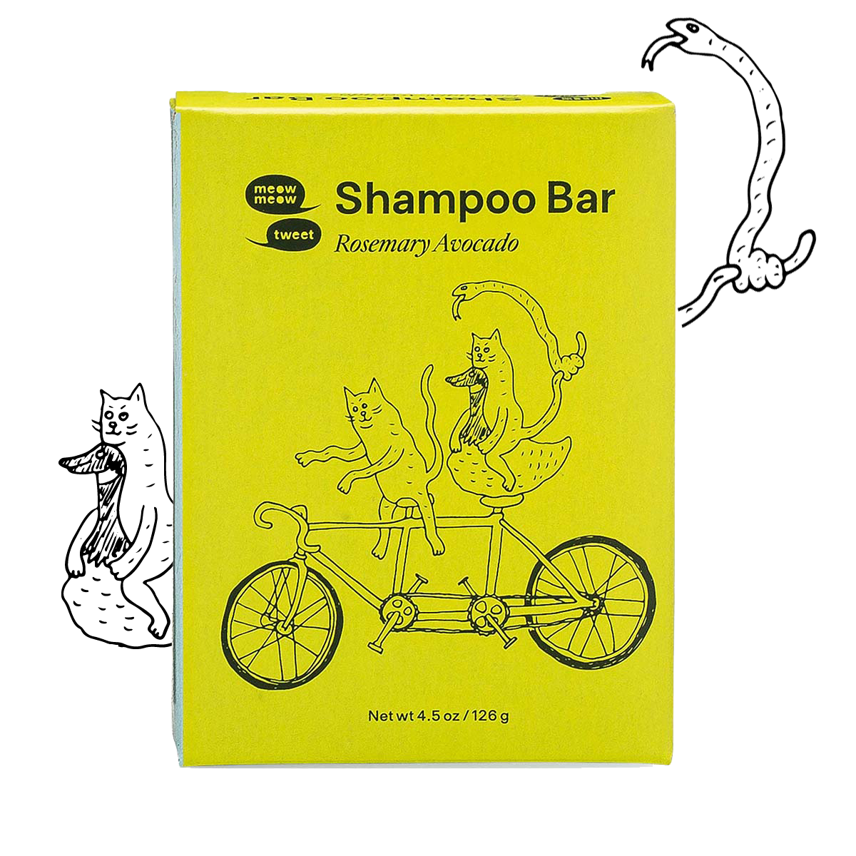 Meow Meow Tweet - Rosemary Avocado Shampoo Bar