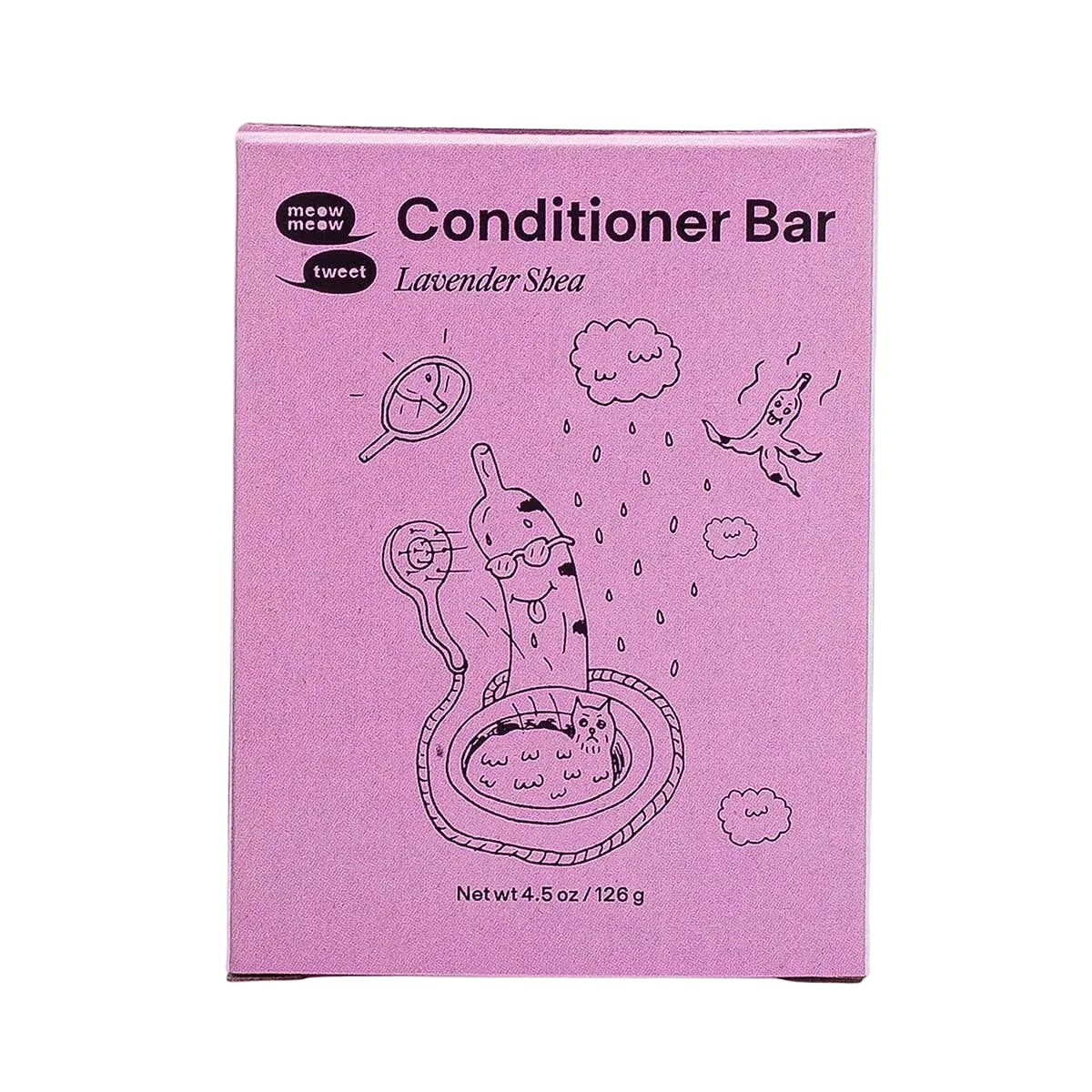 Lavender Shea Conditioner Bar by Meow Meow Tweet