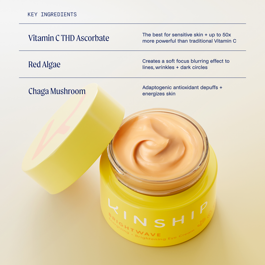 Brightwave Energizing + Brightening Eye Cream by Kinship