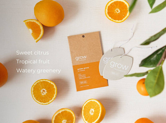 Grow Fragrance - Golden Grove Car Freshener