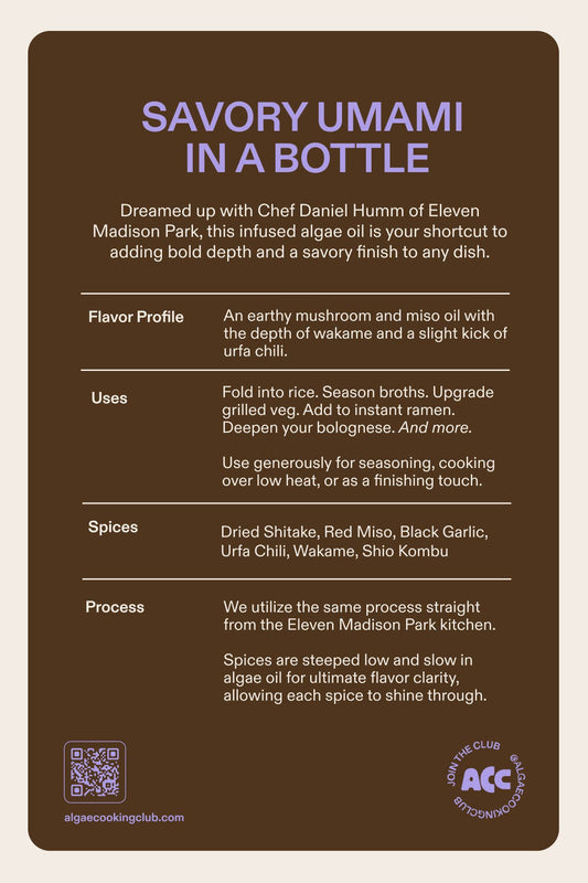 Shiitake Mushroom Oil - Cooking, Drizzling, Dressing, Dips