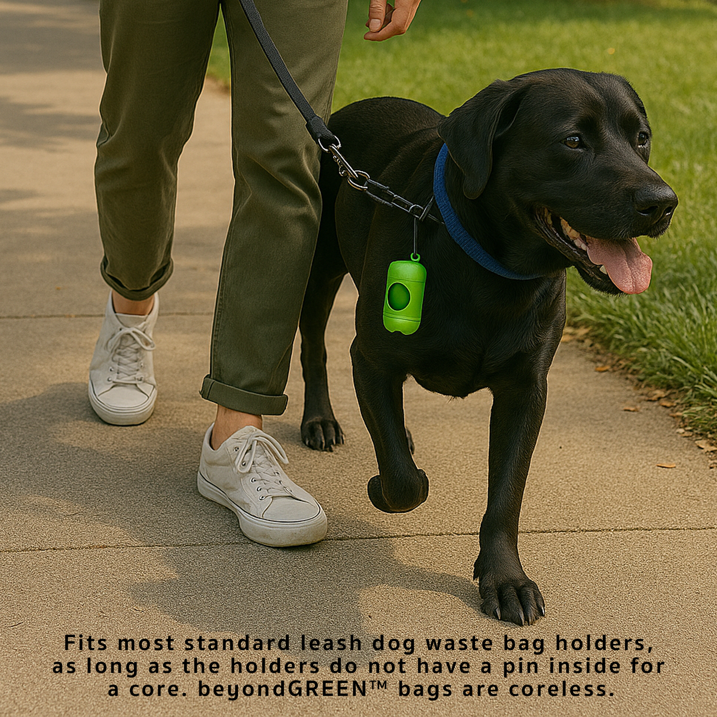 Dog Waste Bags, 90-Count — Leash Dispenser Refill Rolls