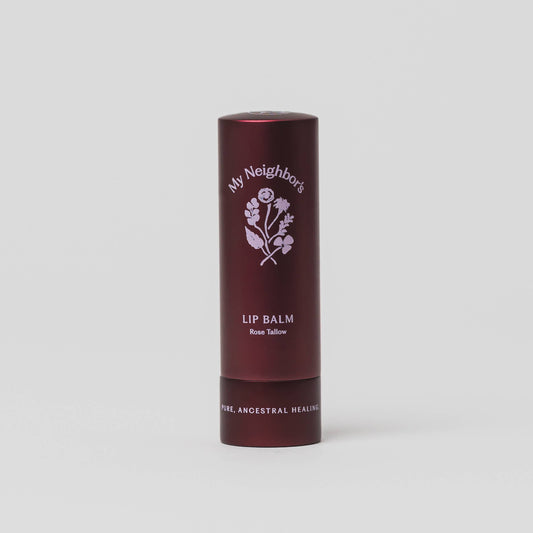 Rose Tallow Lip Balm (tinted) by My Neighbor’s