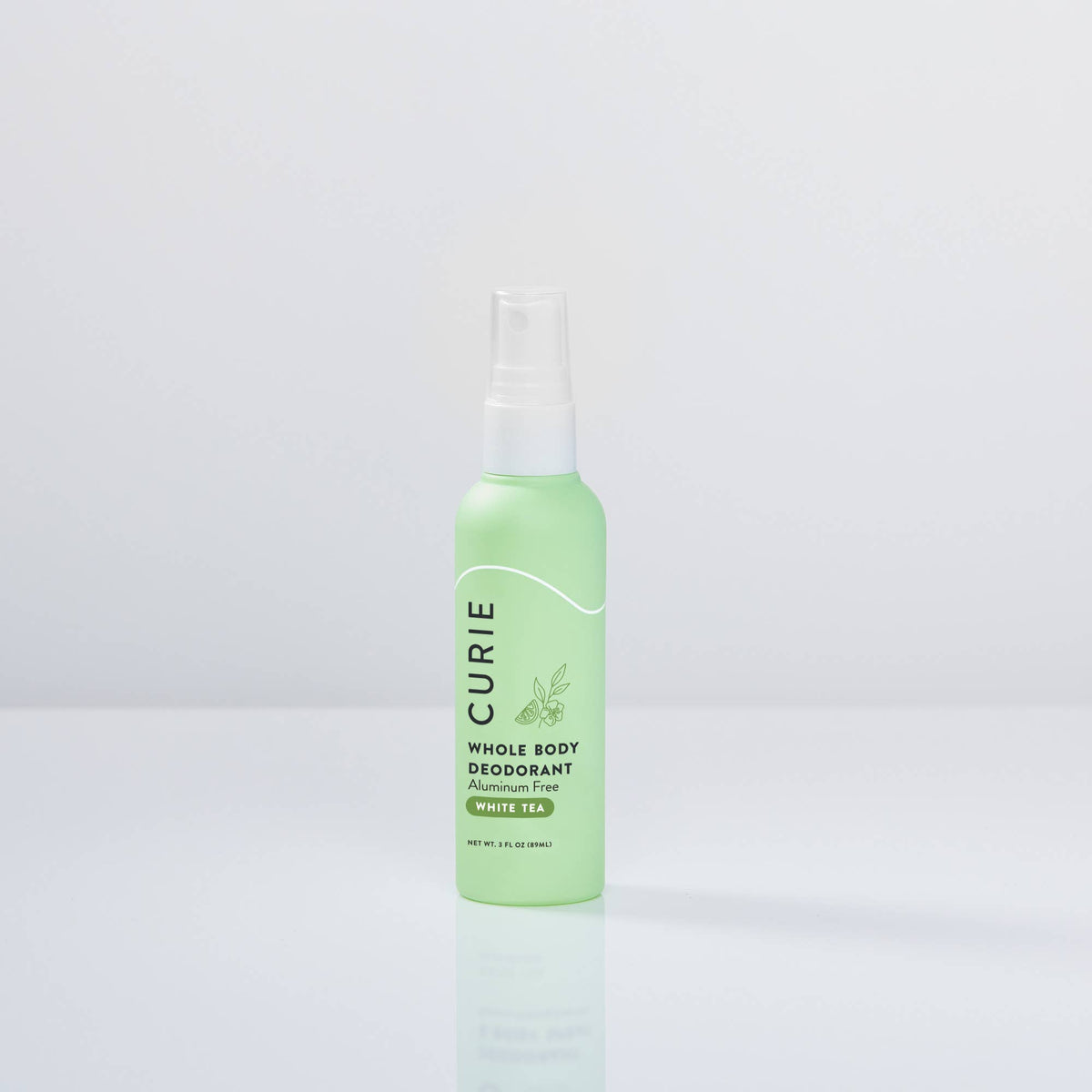 Aluminum Free Whole Body Deodorant Spray White Tea by Curie