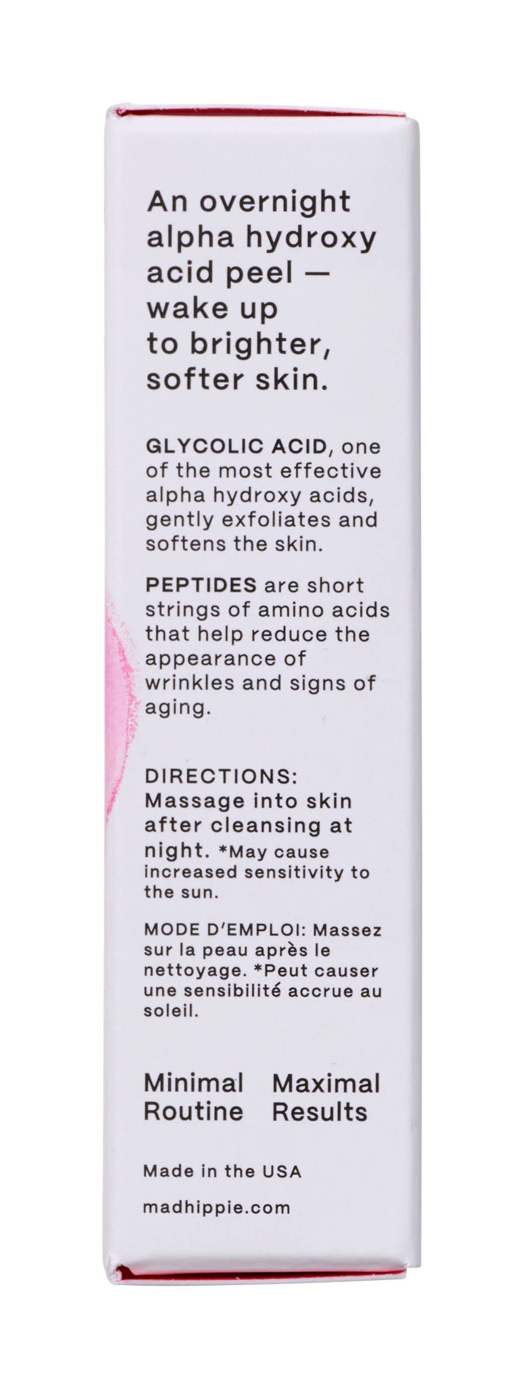Mad Hippie - AHA Exfoliating Peel - Deluxe size