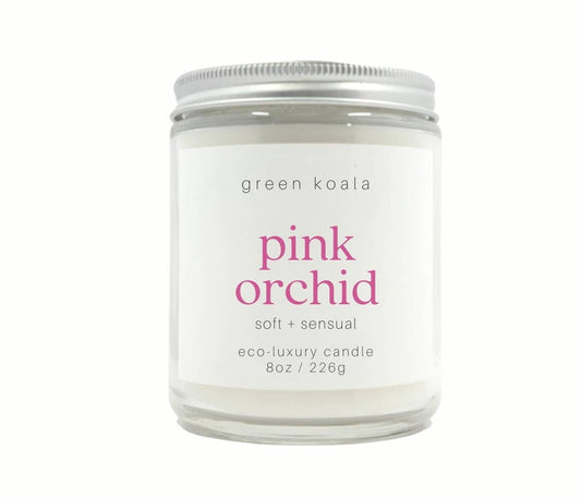 Green Koala - Pink Orchid 8oz Eco-Luxury Candle