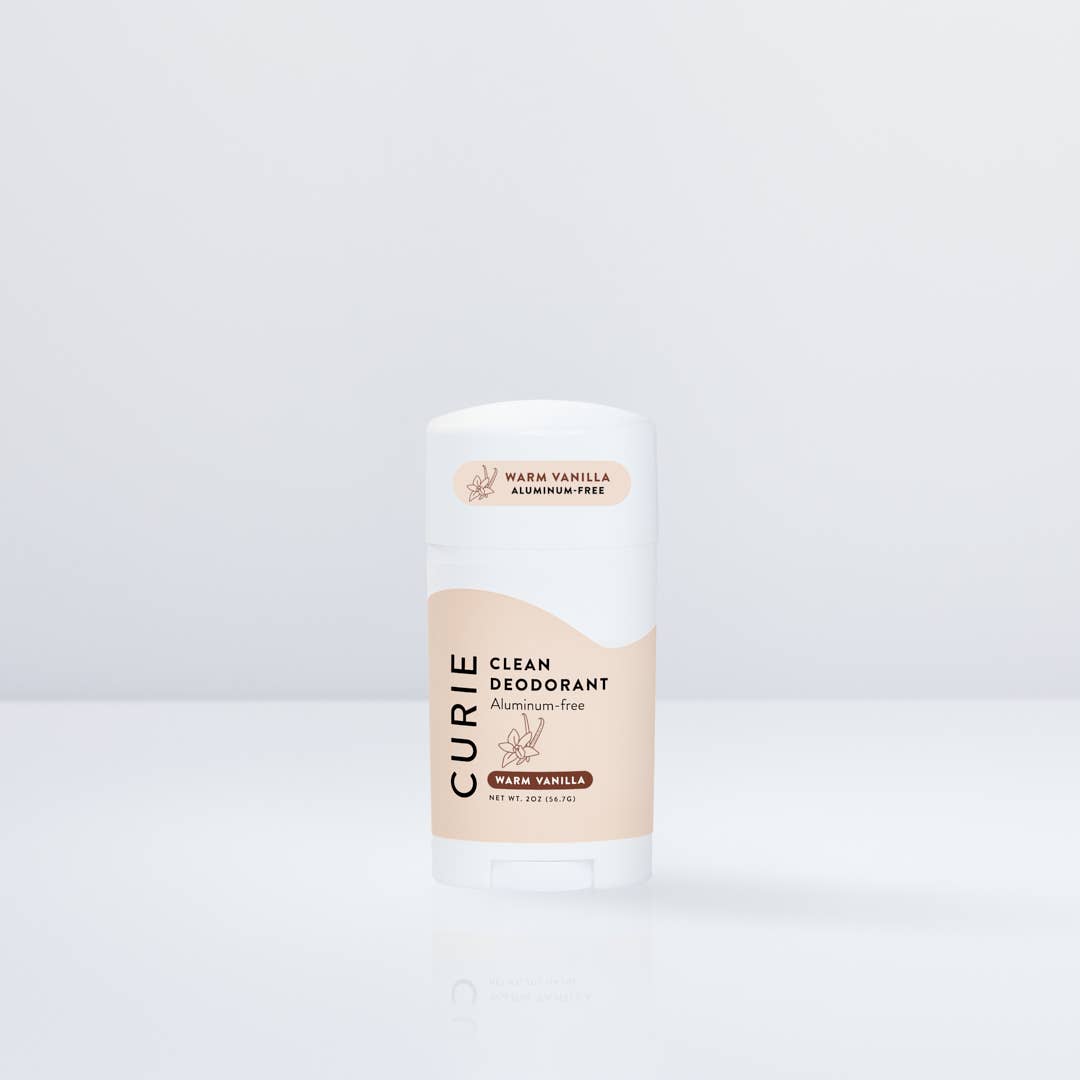 Aluminum Free Deodorant Stick Warm Vanilla by Curie