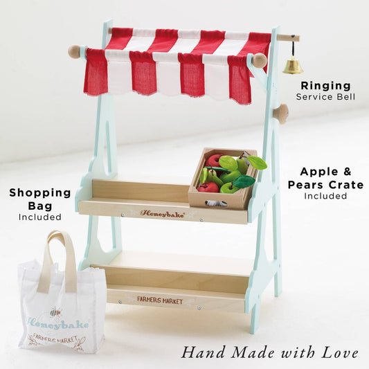 Le Toy Van, Inc. - Wooden Market Stall & Fruit Play Food Crate