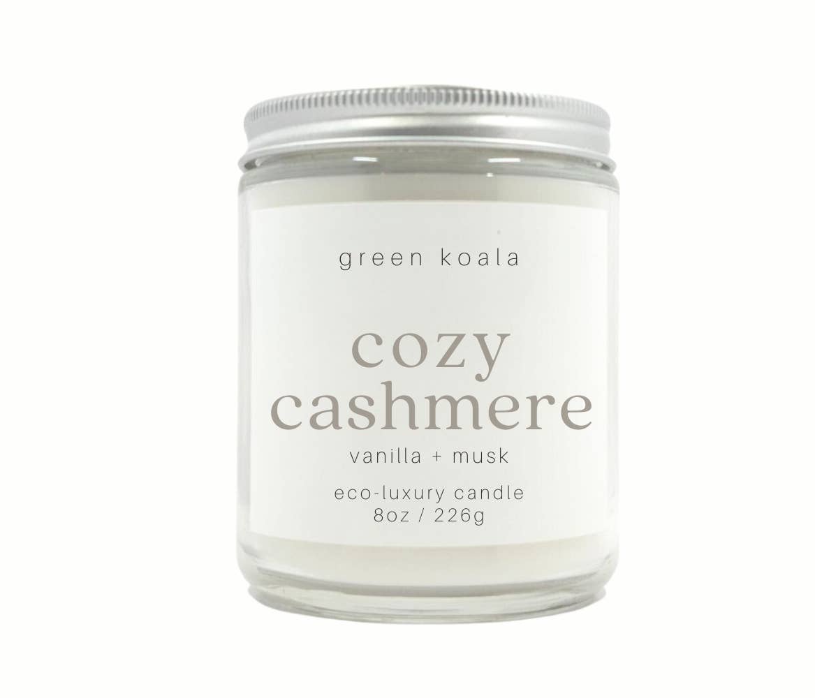 Green Koala - Cozy Cashmere 8oz Eco-Luxury Candle
