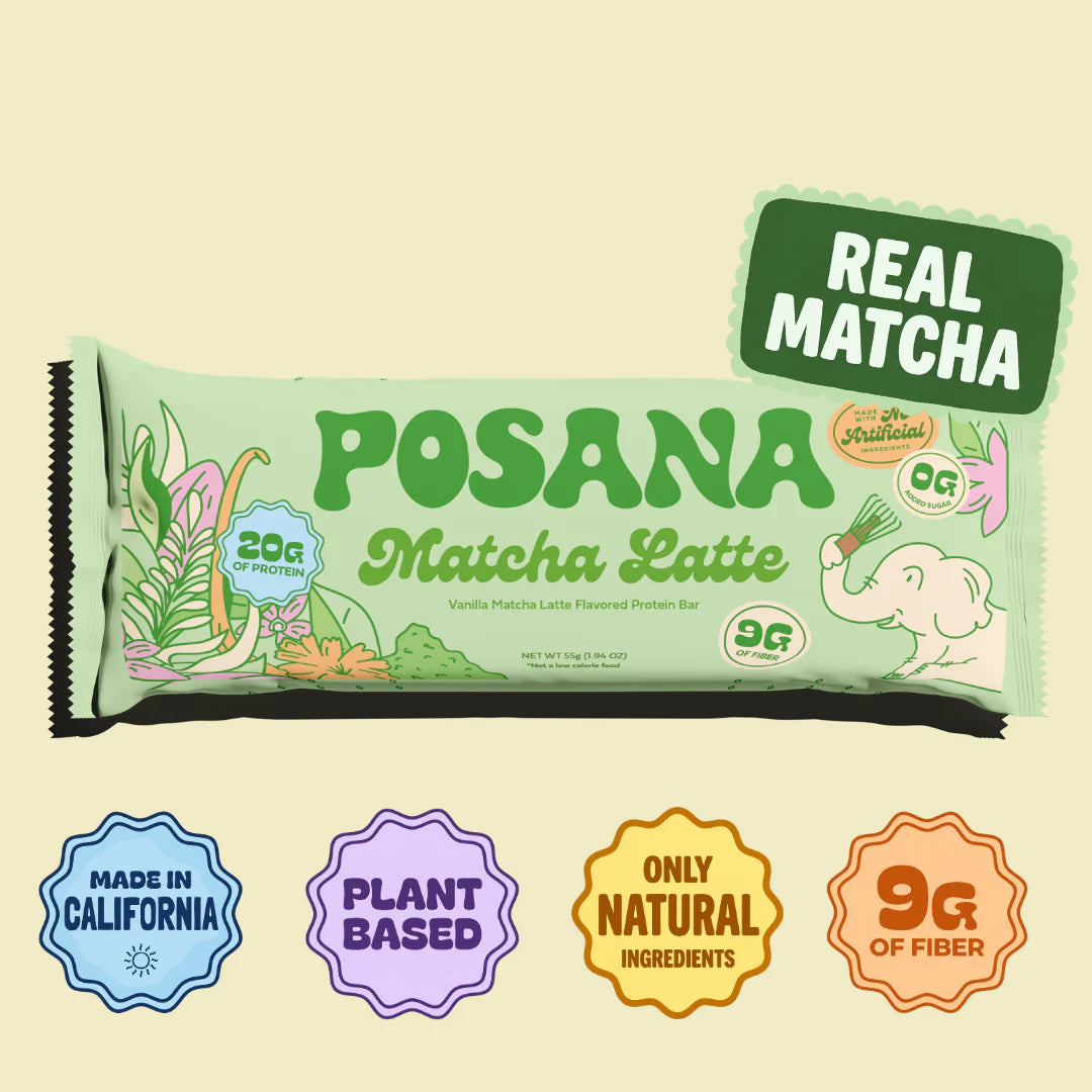 Posana Matcha Latte Protein Bar