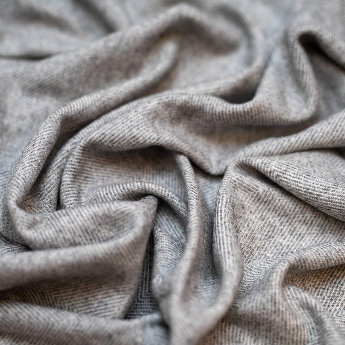 Christmas Luxury Herringbone Cashmere Blanket Throw RCLJ
