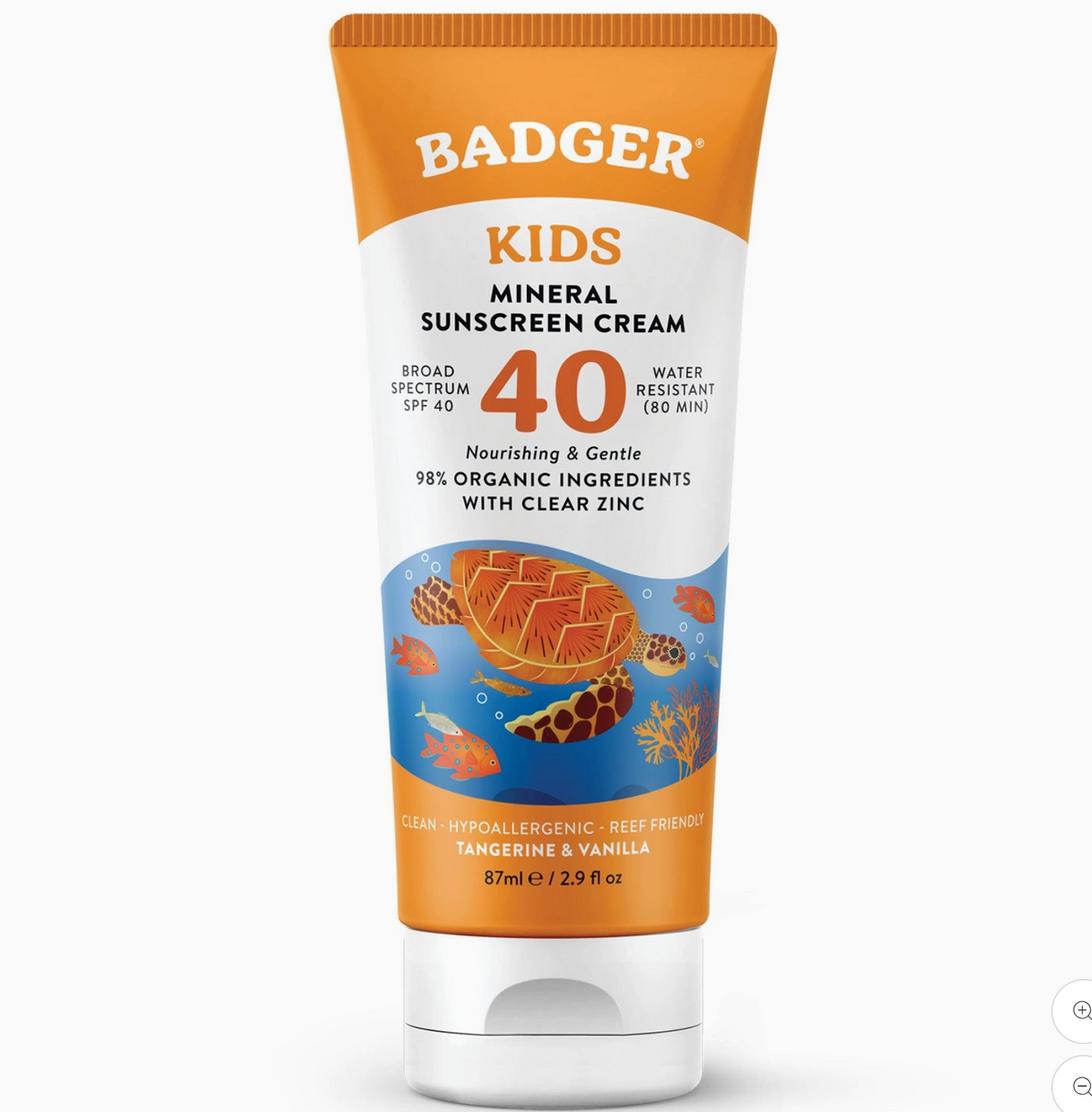 Badger SPF 40 Kids Mineral Sunscreen 2.9oz