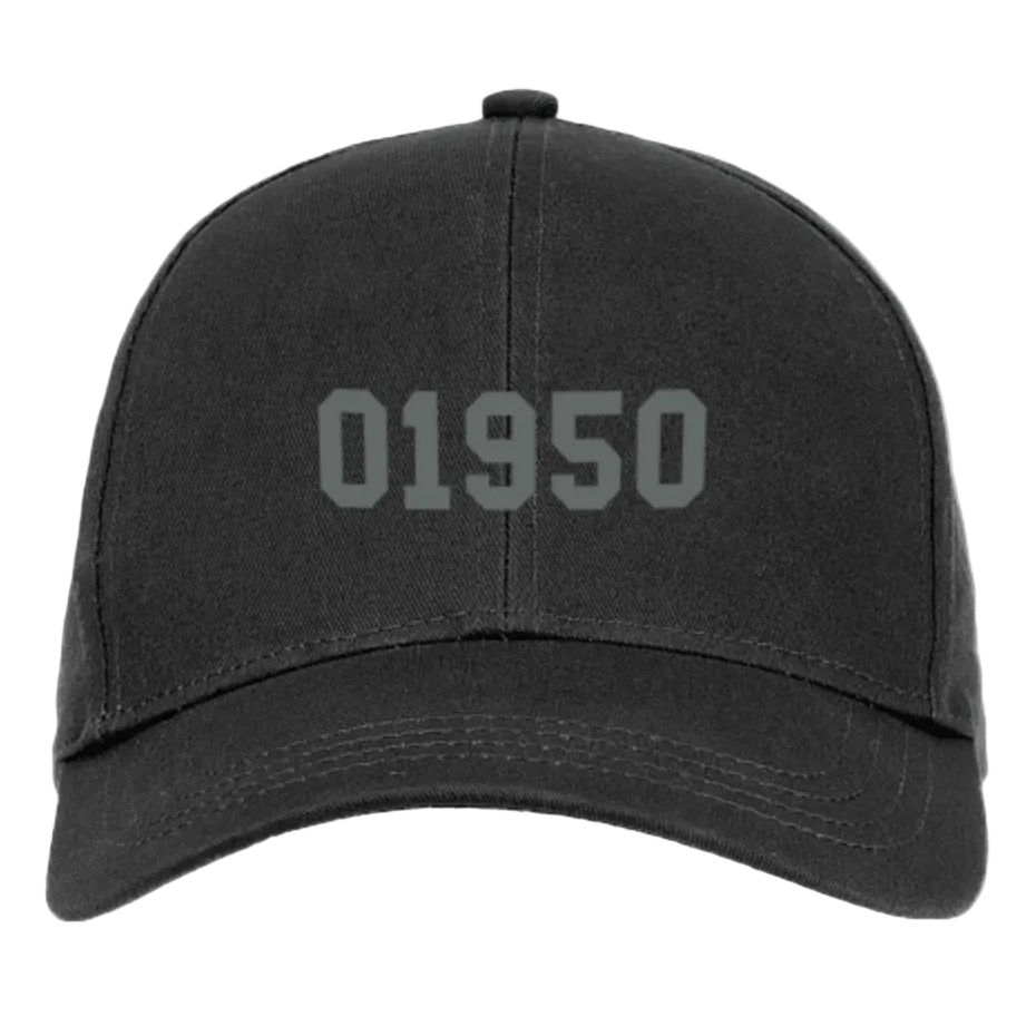 Newburyport 01950 Organic Cotton Black Hat by Dome