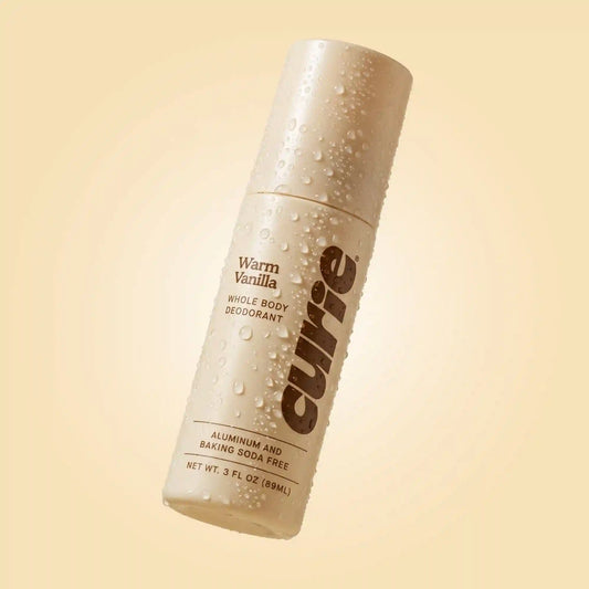 Aluminum Free Whole Body Deodorant Spray Warm Vanilla by Curie