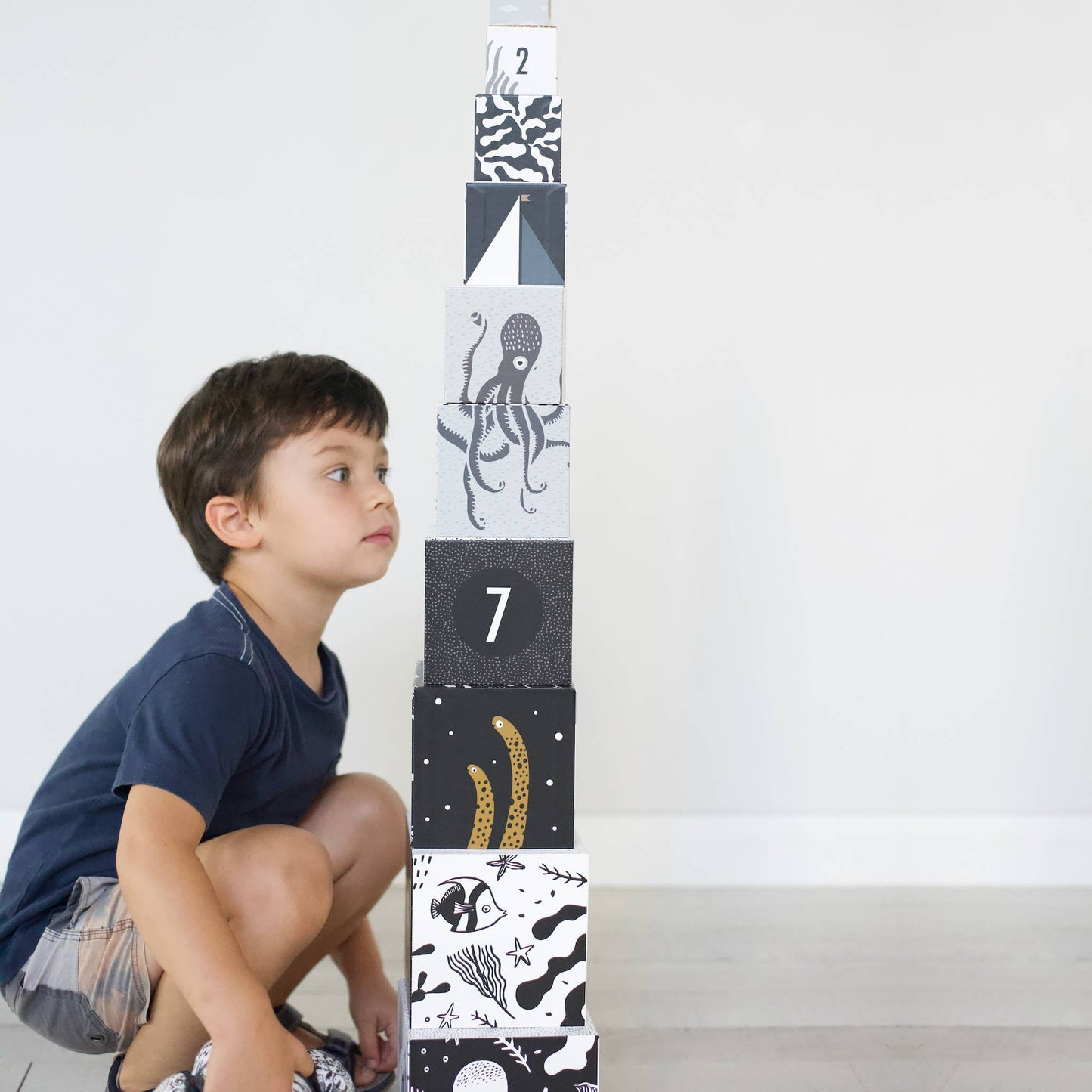 Wee Gallery - Nesting Blocks - Ocean Animals