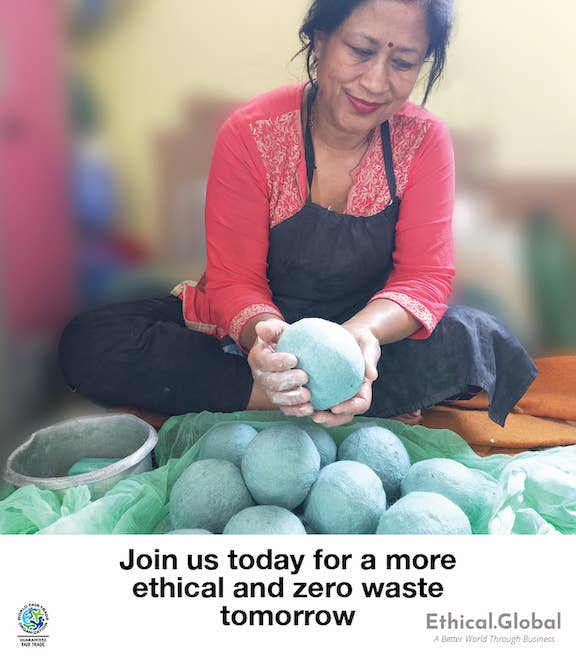 Ethical Global - Dogs: Eco Wool Dryer Balls Fair Trade