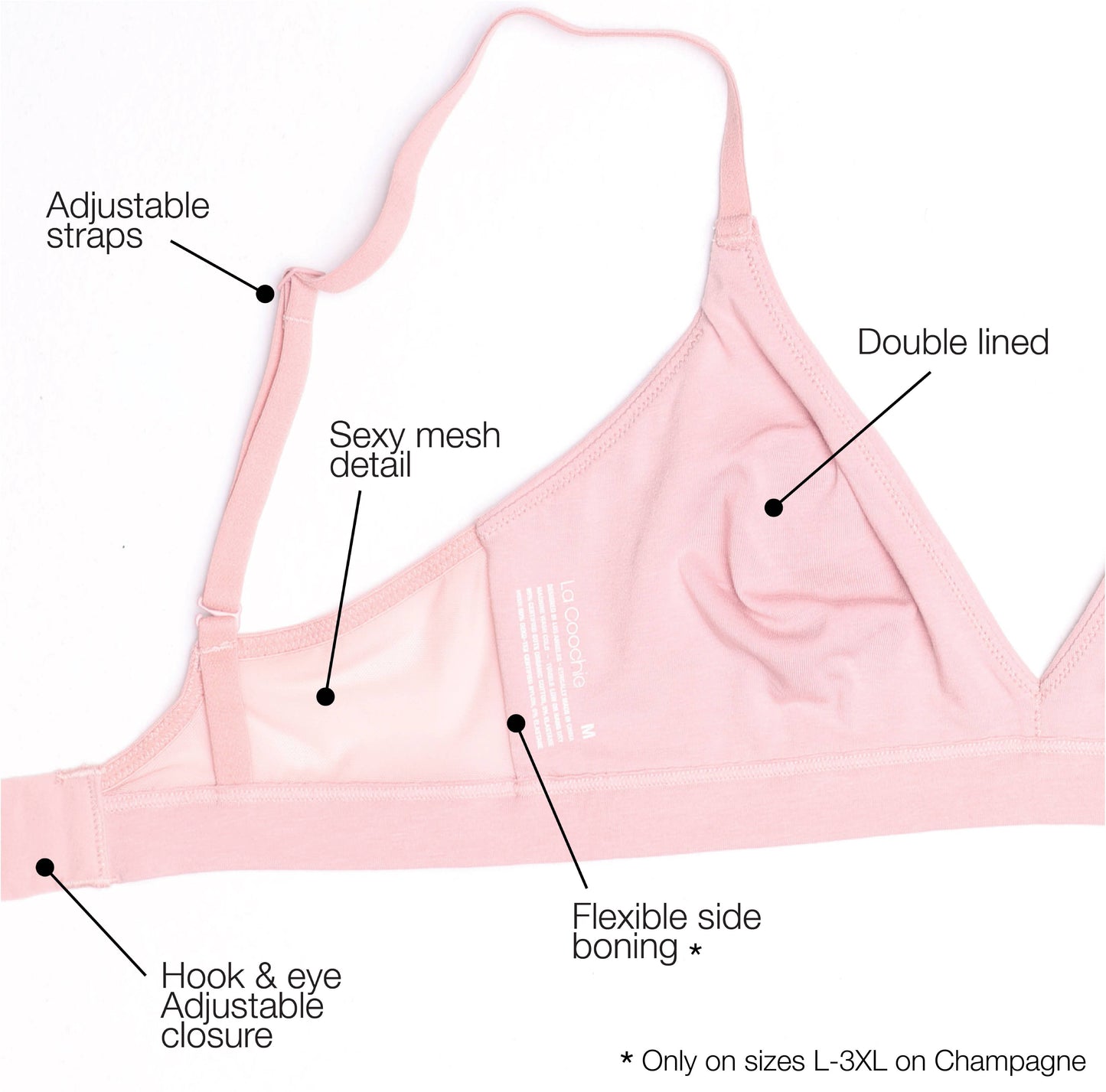 Organic Cotton Triangle Bralette