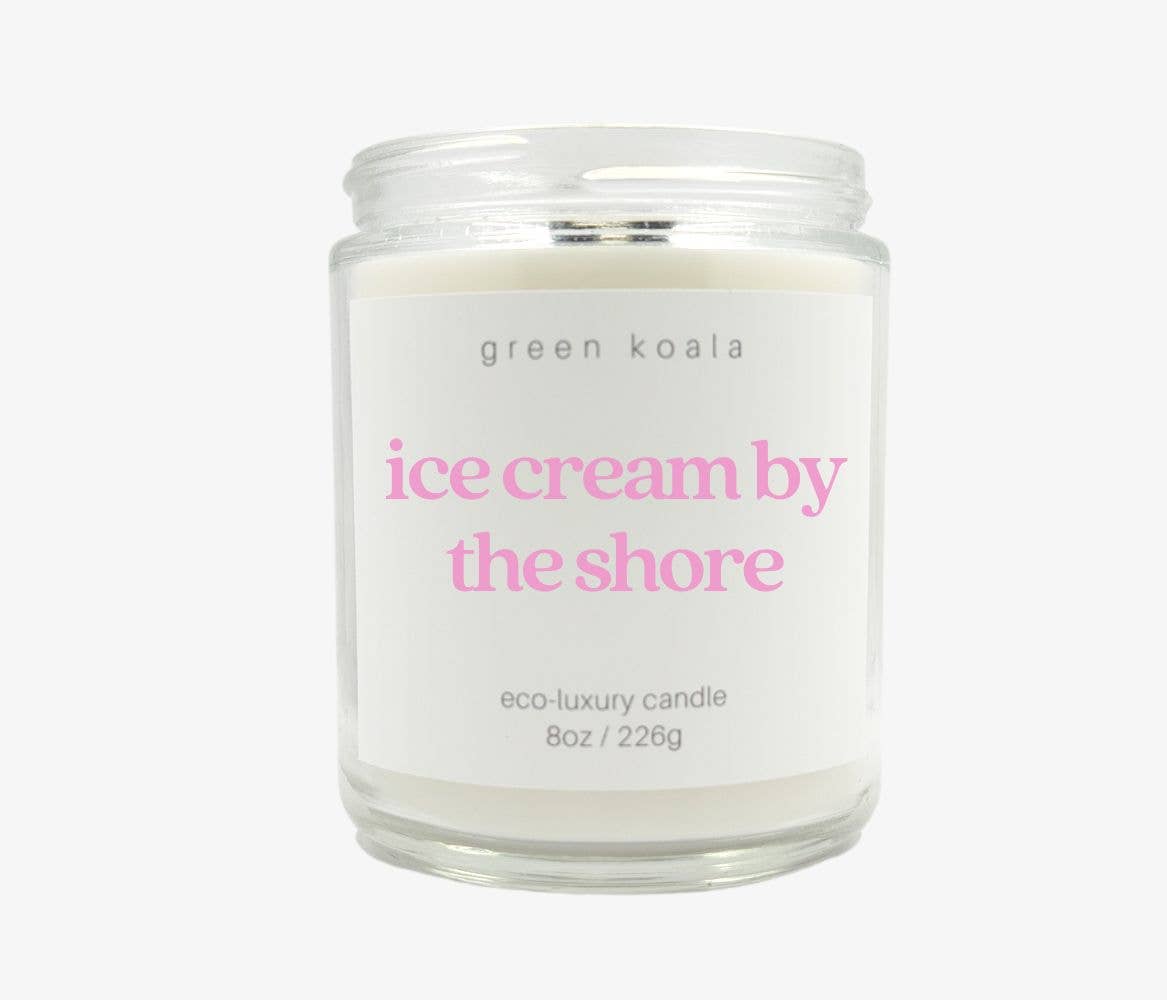 Green Koala - Ice Cream By The Shore 8oz Eco-Luxury Candle