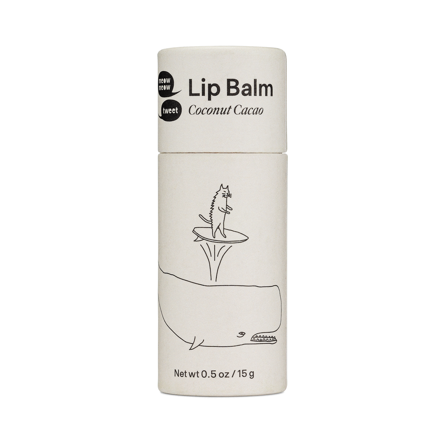 Meow Meow Tweet - Coconut Cacao Vegan Lip Balm