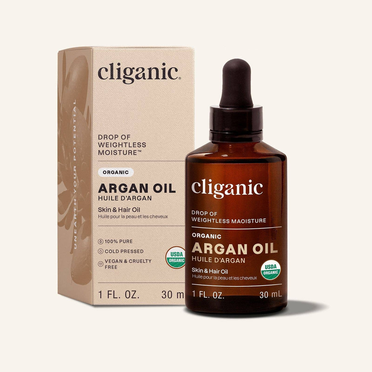 Organic Argan Oil by Cliganic