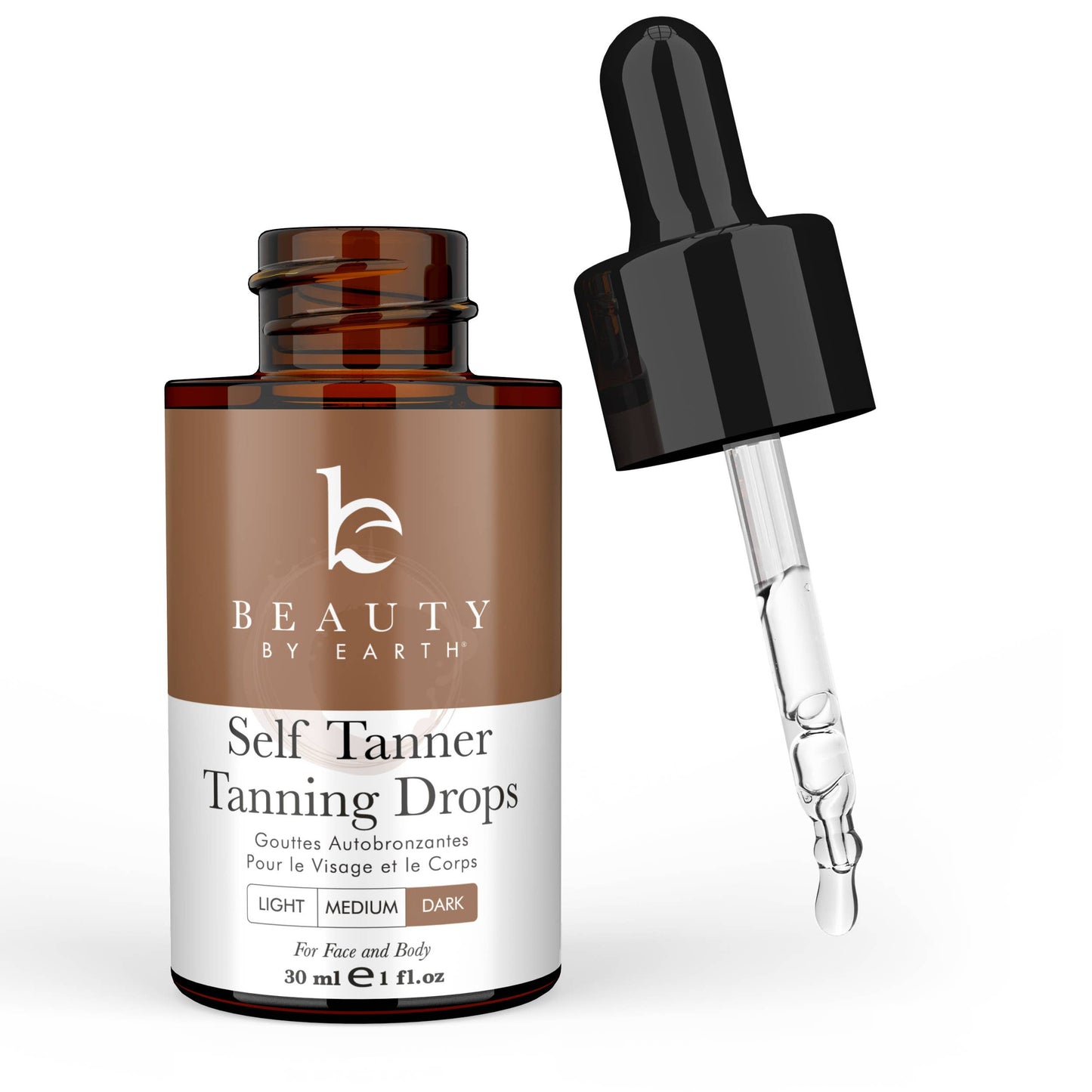 Beauty By Earth - Self Tanner Drops 1oz (3 Shades)