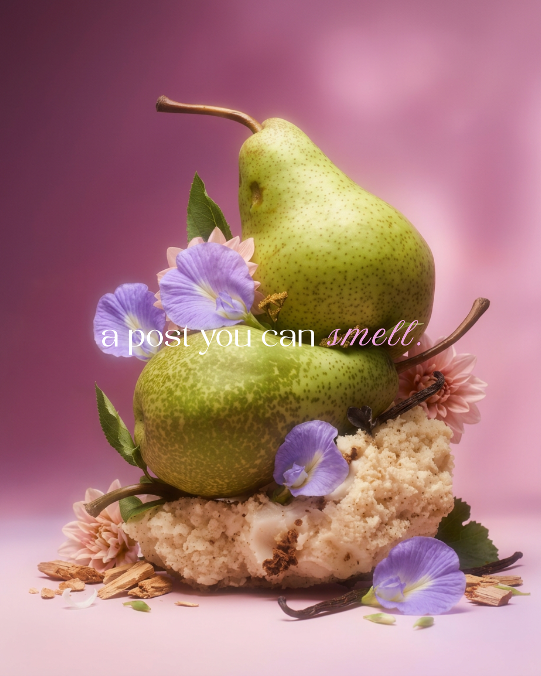 Noshinku - Refillable Pear Blossom Tea Hydrating Pocket Hand Sanitizer