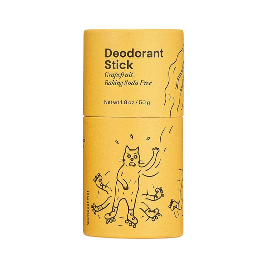 Grapefruit Baking Soda Free Deodorant Stick