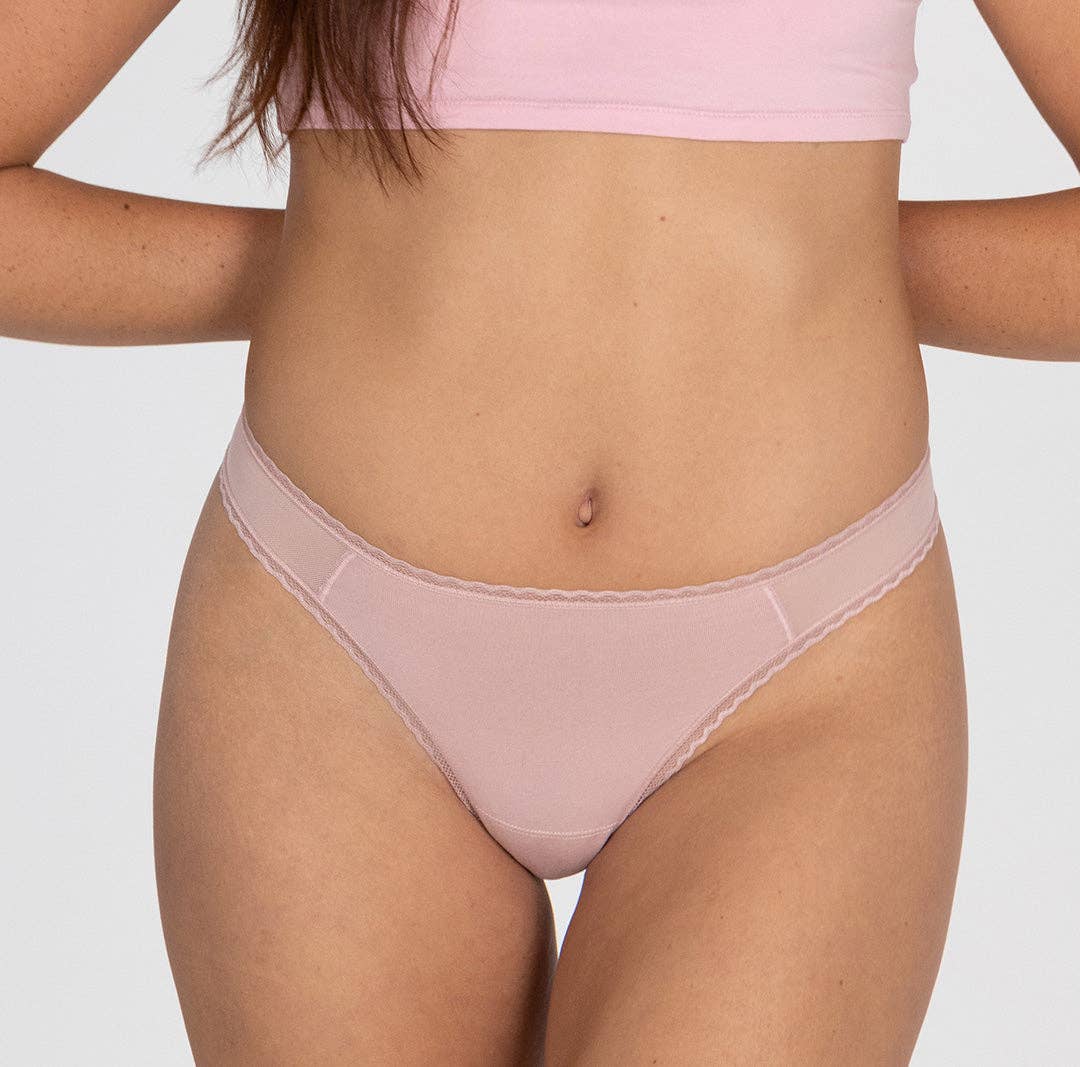 Organic Cotton Mid Rise Thong