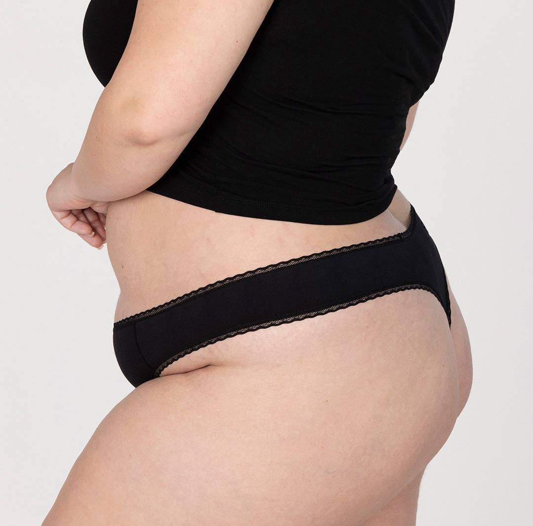 Organic Cotton Mid Rise Thong