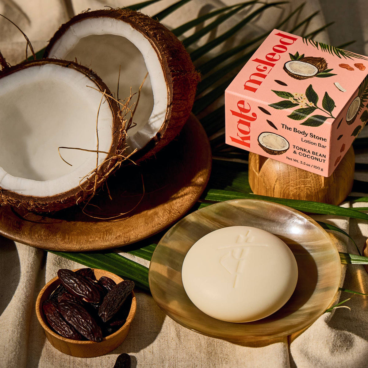 Kate McLeod - Tonka Bean & Coconut | Deep Moisturizing Lotion Bar