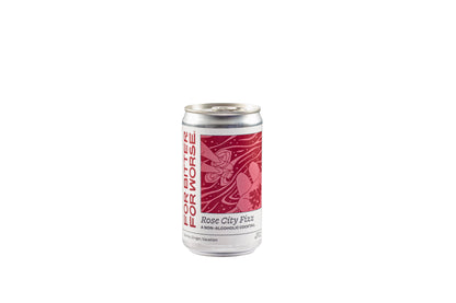 For Bitter For Worse - Rose City Fizz nonalcoholic cocktail 4pack Dry January