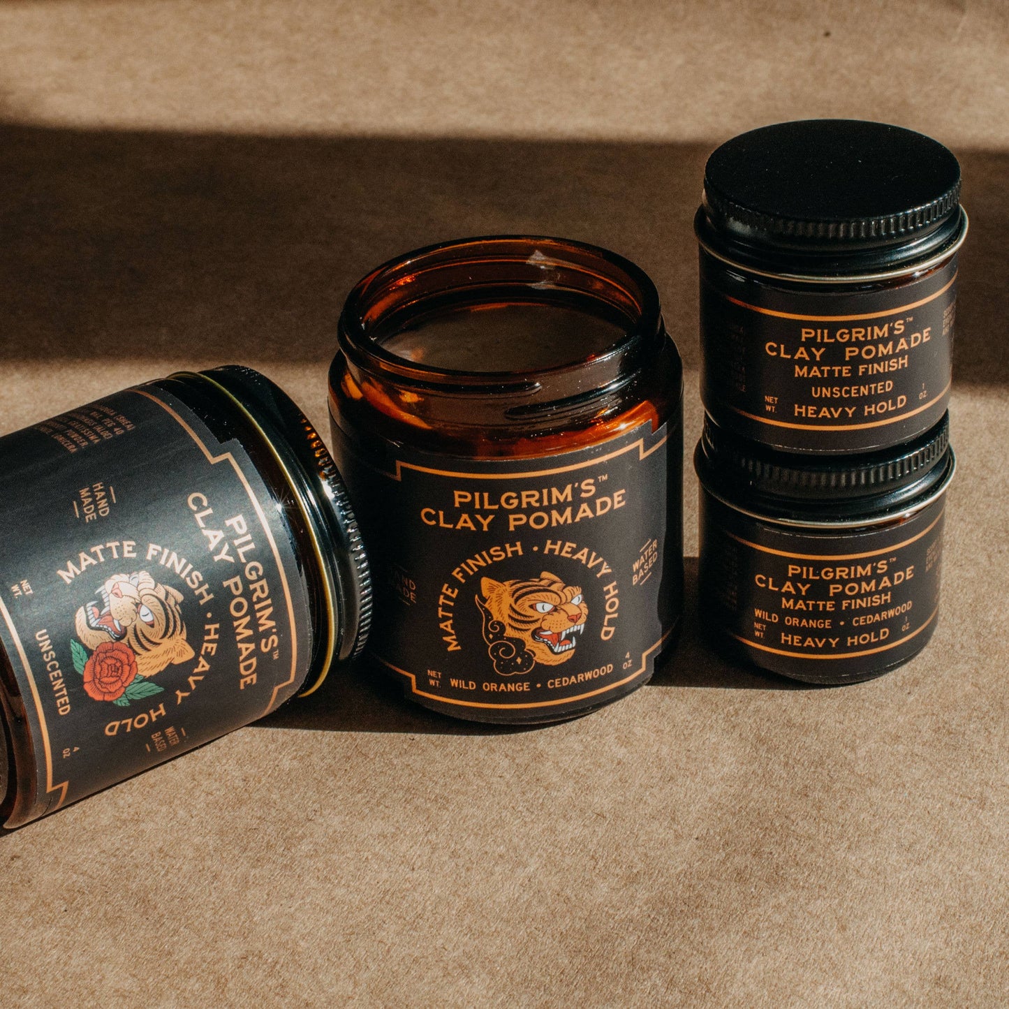 Clay pomade - Wild orange + Cedarwood