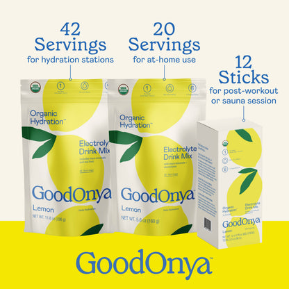 GoodOnya - Organic Electrolyte Packets | GoodOnya | 42-Serving Bags