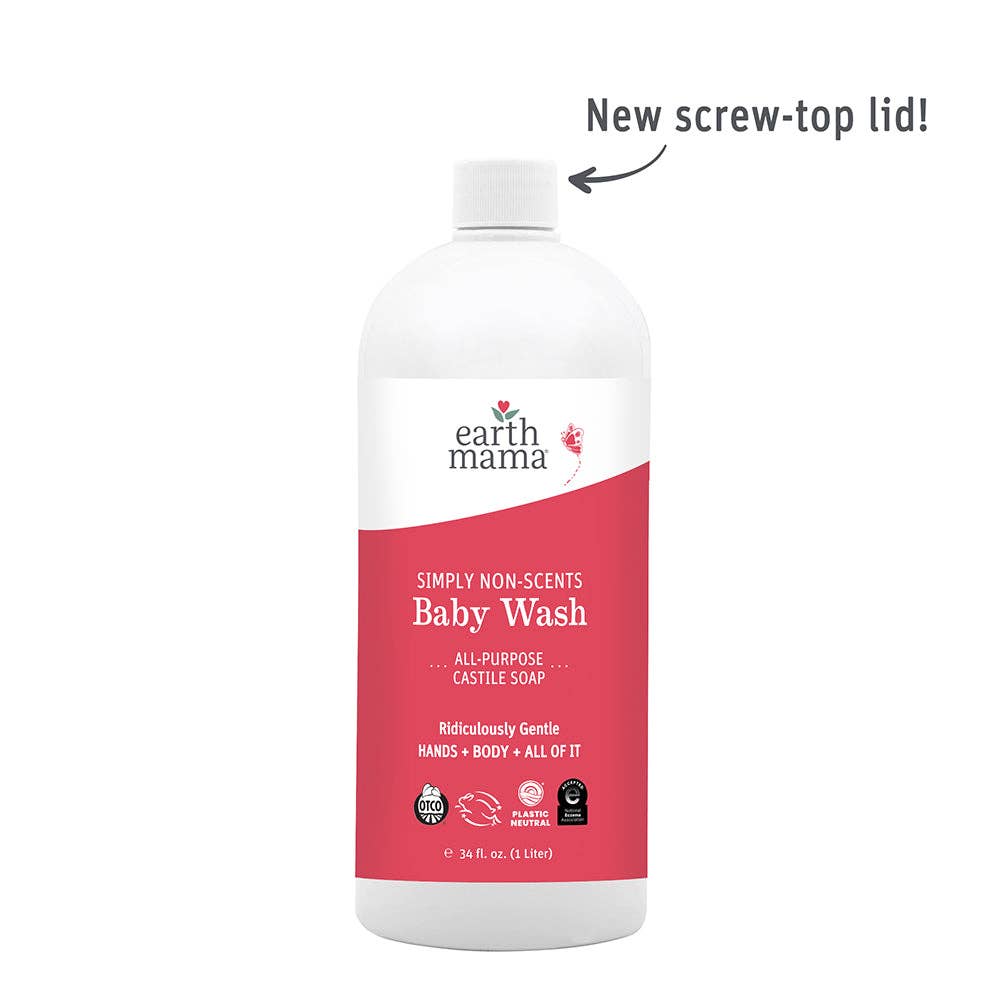 Earth Mama Organics - Simply Non-Scents Castile Baby Wash