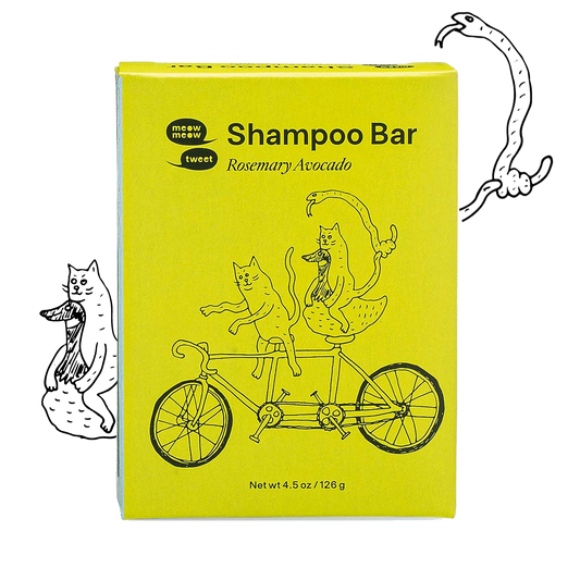 Meow Meow Tweet - Rosemary Avocado Shampoo Bar