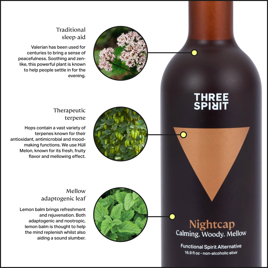 Three Spirit Nightcap |  Functional Non Alcoholic Spirit