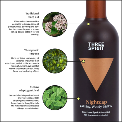 Three Spirit Nightcap |  Functional Non Alcoholic Spirit
