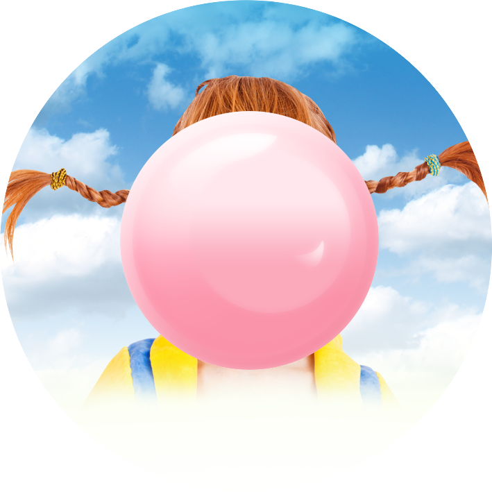 Tree Hugger Gum and Bubble Gum Filled Candy - Tree Hugger Classic Bubble Gum Sweetened with 100% Xylitol