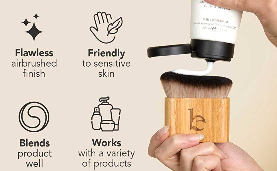 Beauty By Earth - Self Tanner Application Kabuki Body Blending Brush