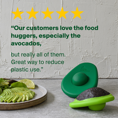 Food Huggers - Reusable Silicone Avocado Savers (Set of 2)