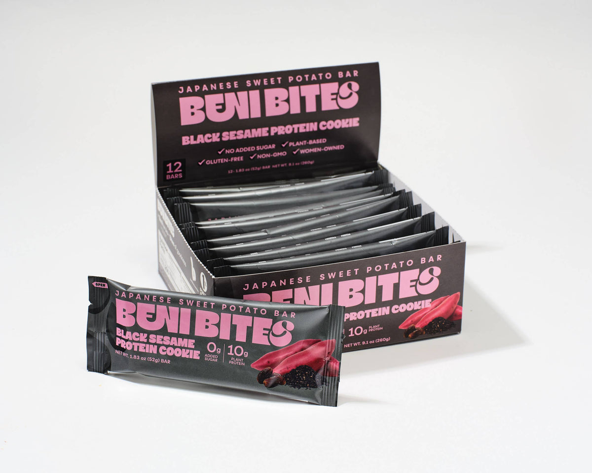 Benibites - Benibites Japanese Dried Sweet Potato Bar Black Sesame