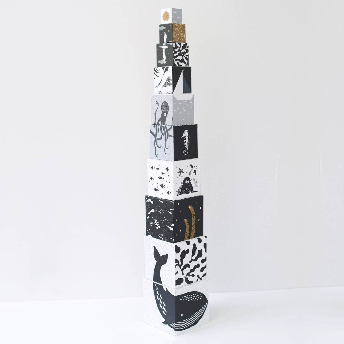 Wee Gallery - Nesting Blocks - Ocean Animals
