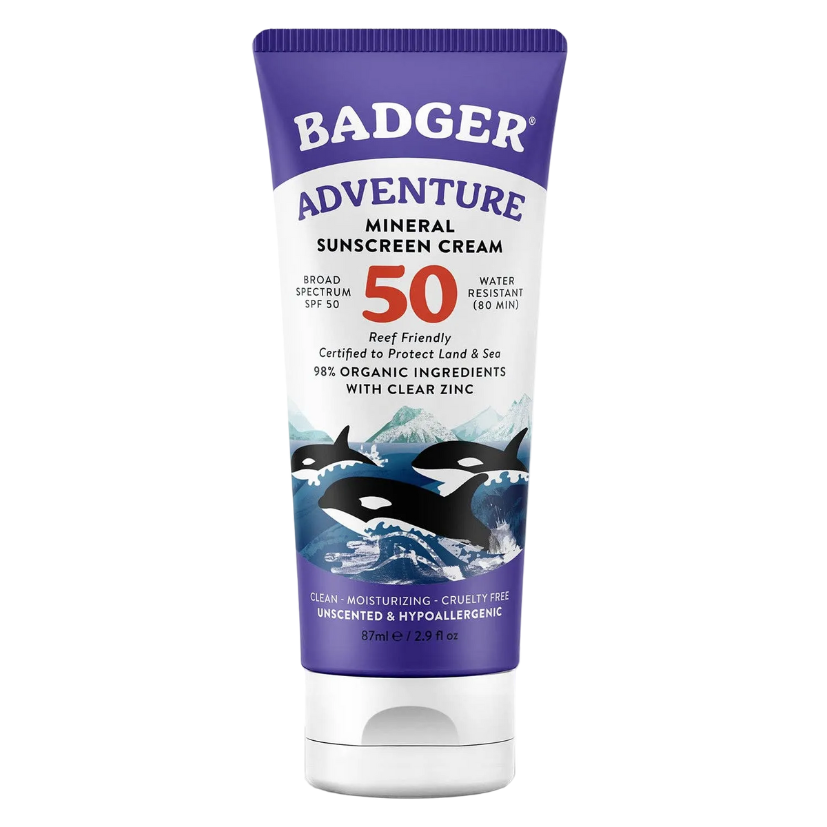 Mineral Sunscreen Cream SPF 50 by Badger