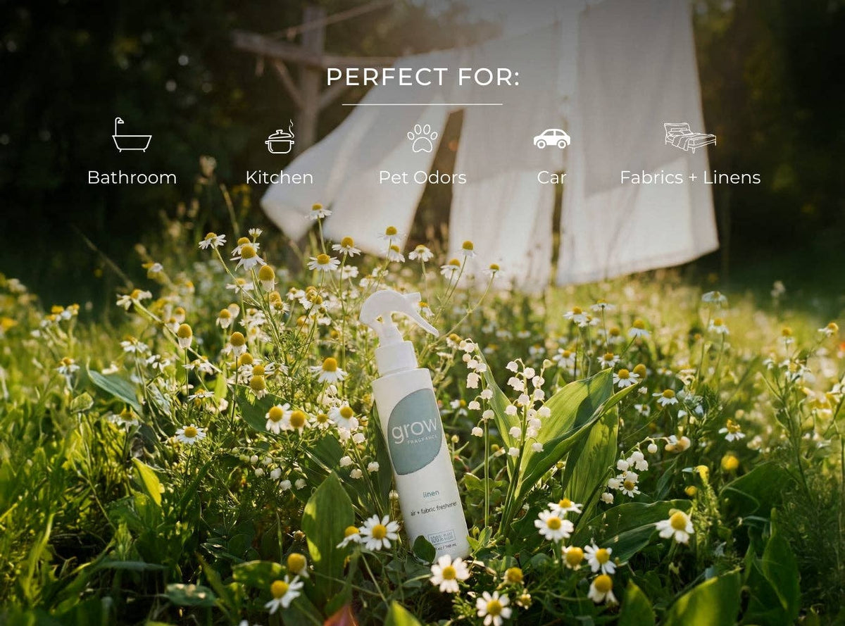 Grow Fragrance - Linen Air + Fabric Spray