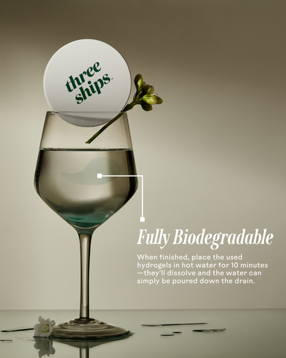 Three Ships OffDuty™ Sea Algae + Bio-Peptide Smoothing Biodegradable Eye Masks
