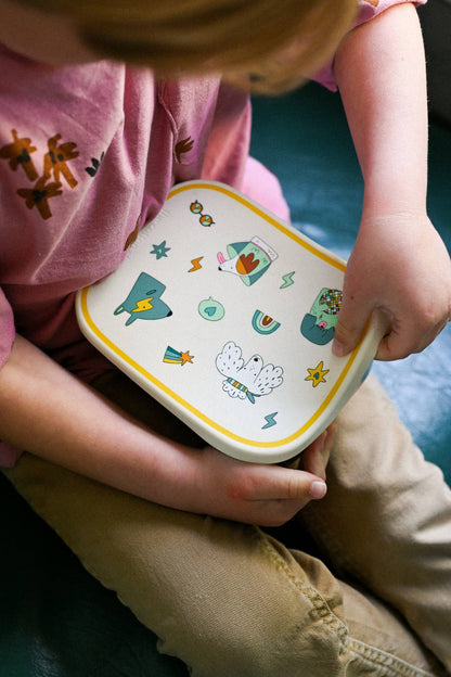 STAINLESS STEEL LUNCHBOX with compartments Funky Dogs