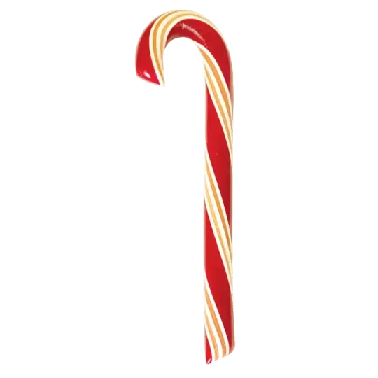 Organic Hand-Spun Jumbo Candy Cane - Mint - 1.75 oz