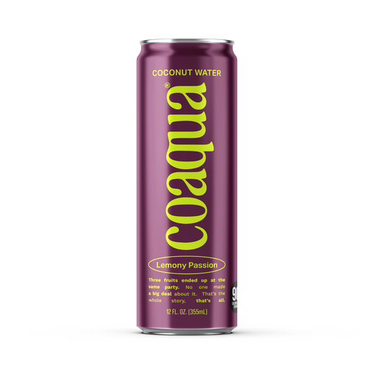 CoAqua Lemony Passion Coconut Water