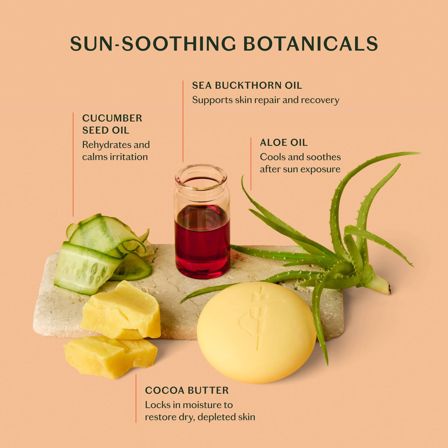 Kate McLeod - The Sun Stone | After Sun Balm & Lotion Bar